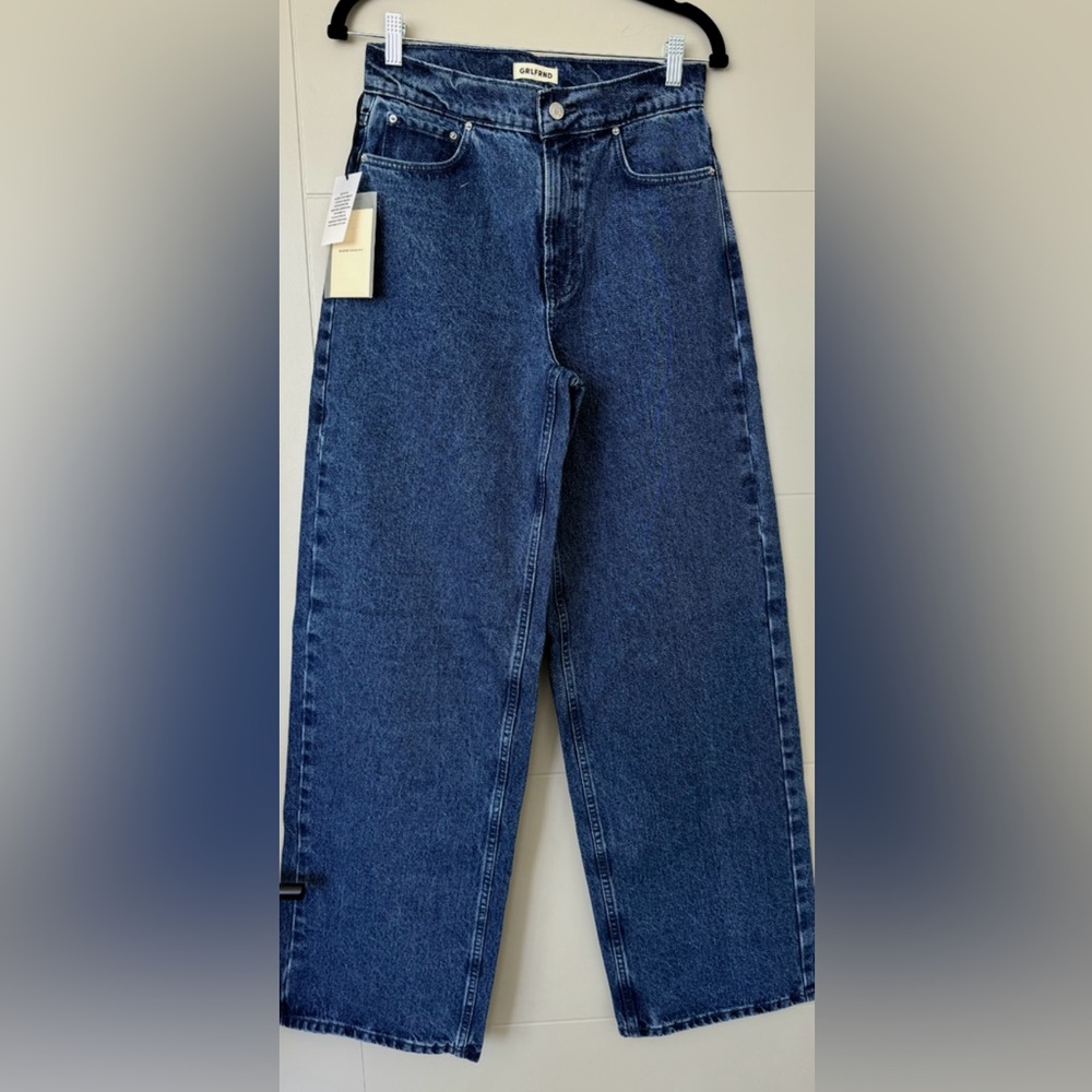 GRLFRND Angelina Baggy Slouch Blue Jeans NWT Size 26 $245 MSRP